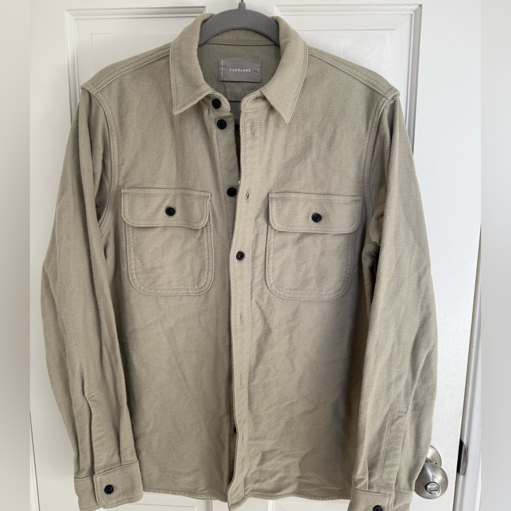 Everlane Men's Light Brown Shirt Jacket